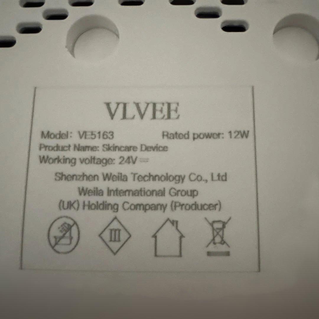 VLVEE 美顔器 シミケア 導入 デジタル表示 付属品付き