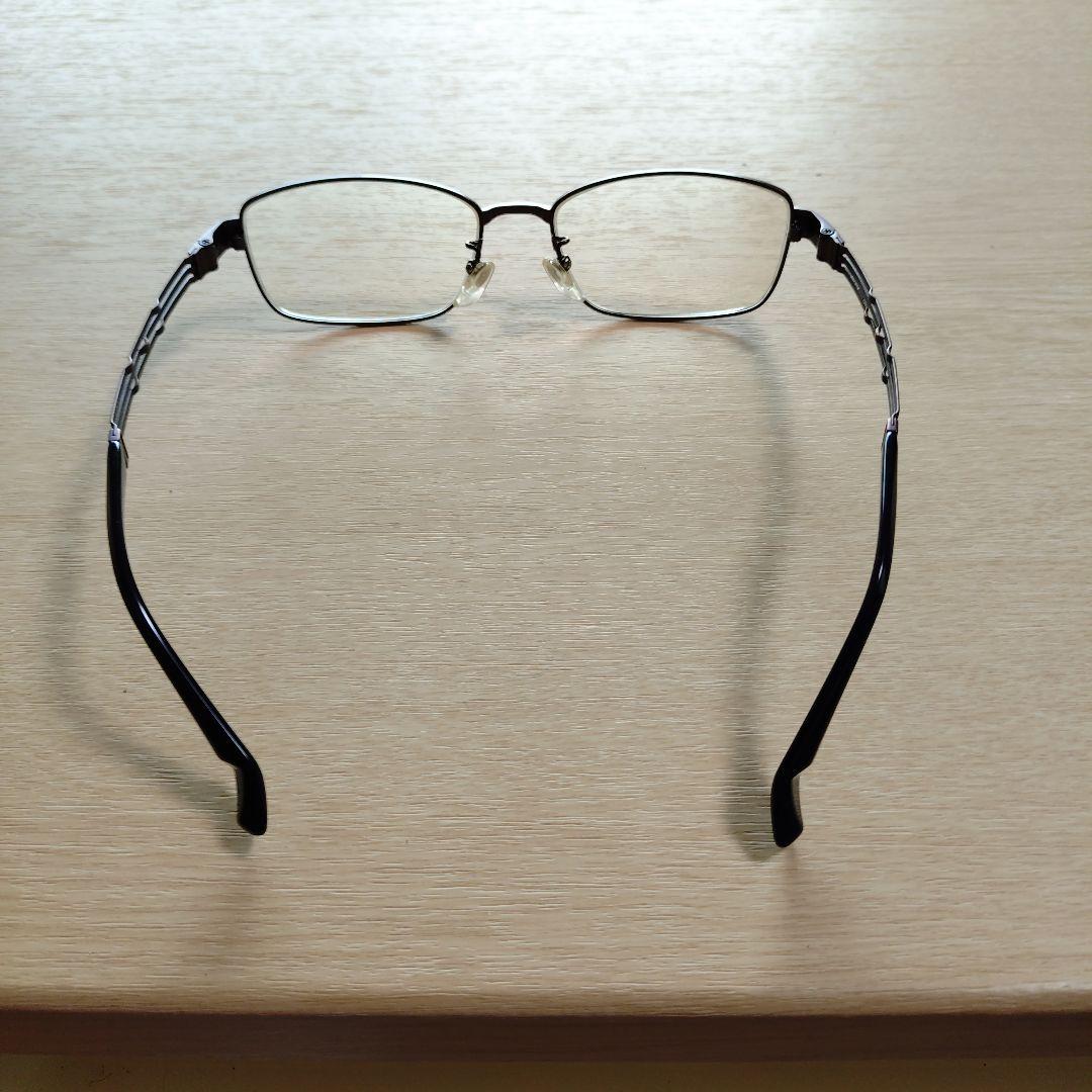 ブラック長方形フレーム老眼鏡