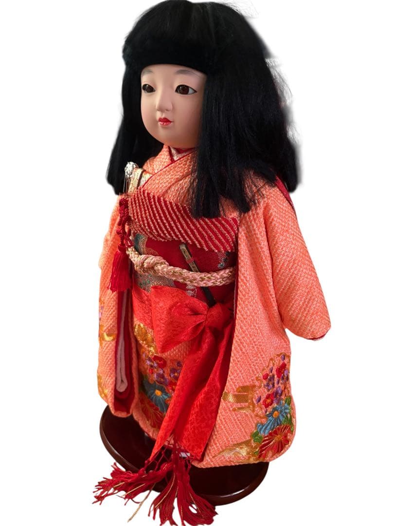 【美品】市松人形 ペア 男の子 女の子 セット 日本人形 節句 雛人形 脇飾り