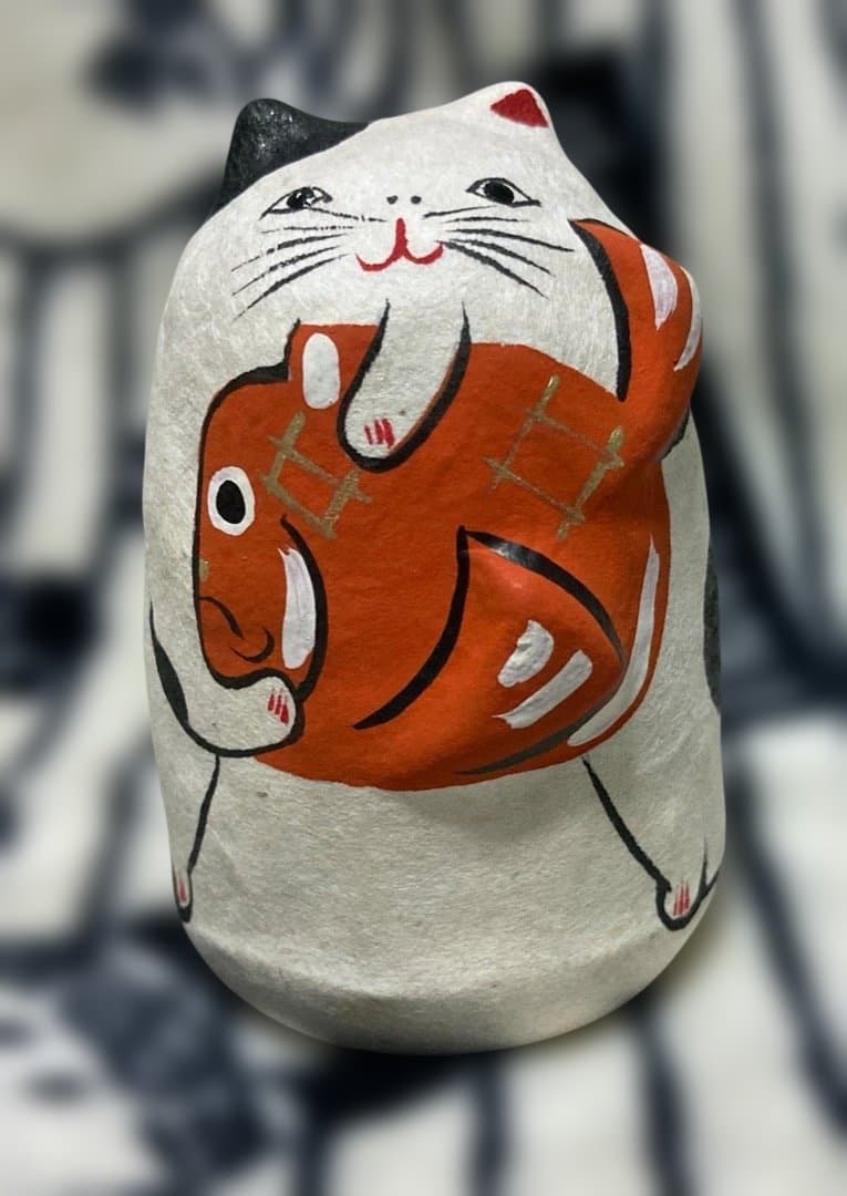 超激レア多数♪無印良品　福缶 『貴重な招き猫のみ6体セット』まねきねこ　招きネコ