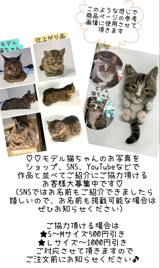 猫のヒゲ様 お手続き専用ページ