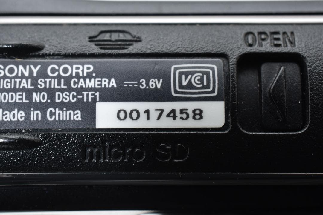 ＜1045＞ SONY Cyber-shot TF1 ブラック DSC-TF1