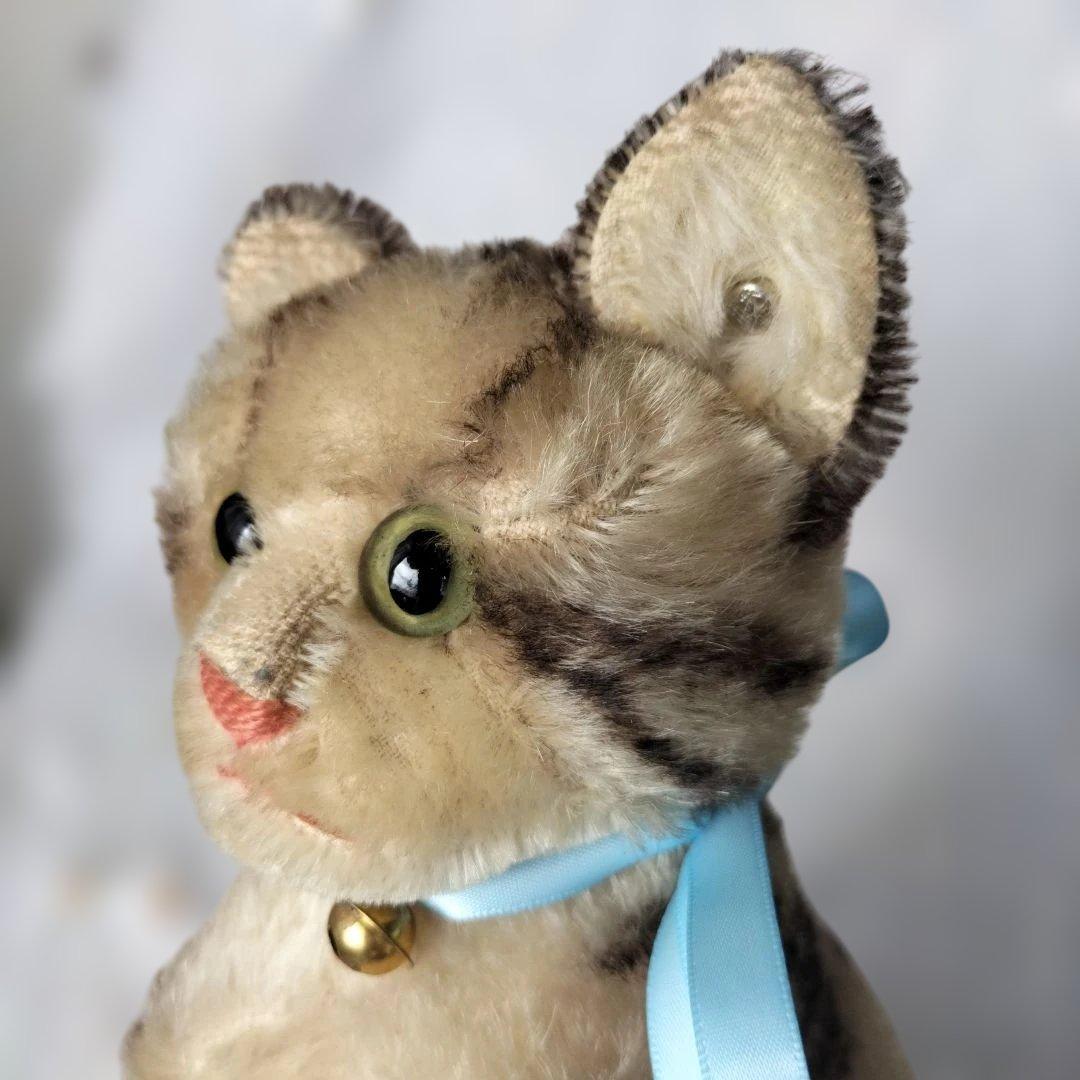 ビンテージ　シュタイフ　Susi　キャット　猫　高さ２０cm 大きめ