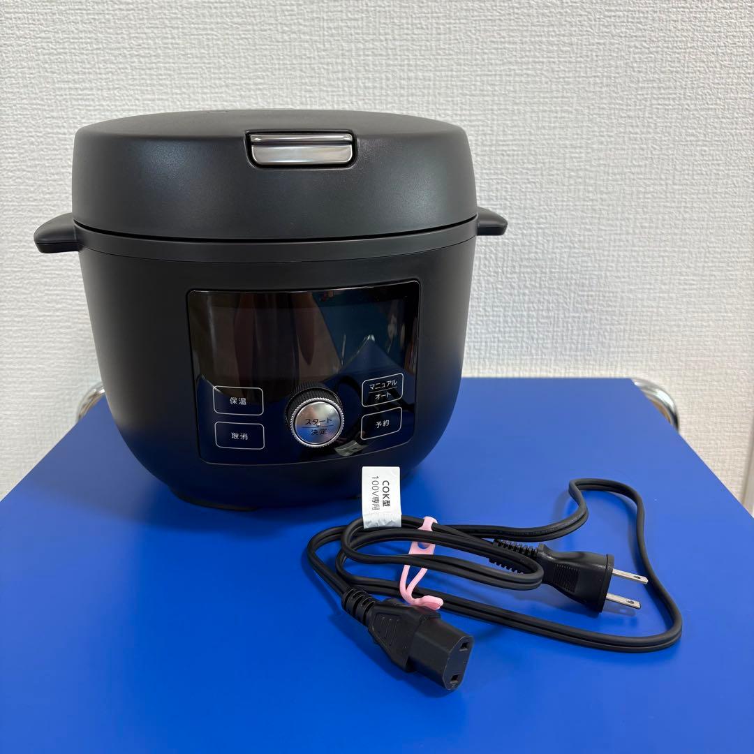 【最終価格】タイガー 電気圧力鍋 COK-A220 マットブラック