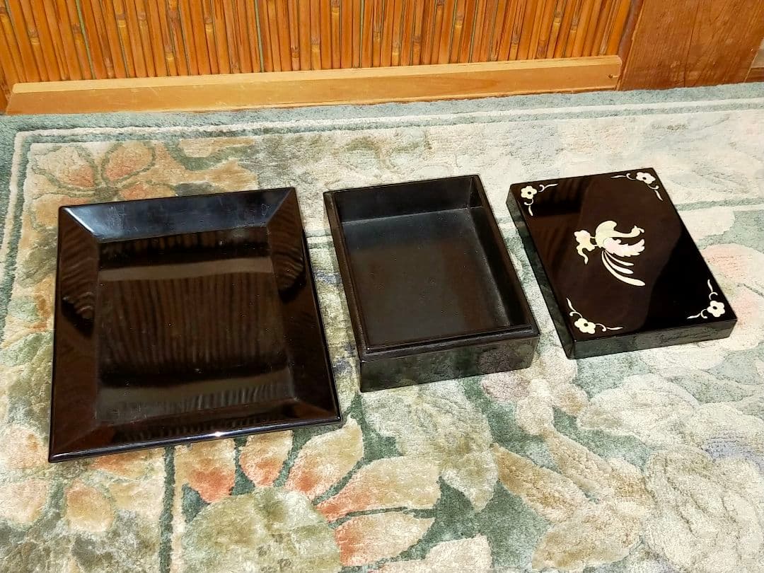 ♥大正十五年♥　螺鈿　漆器　小物入れ　宝箱　宝石入れ　戦争　記念品　骨董