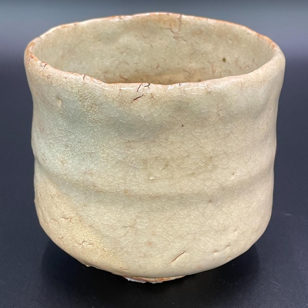 美品 萩焼窯元 天鵬山 廣瀬淡雅 造 湯呑 共箱 共布 栞付 R8SA48