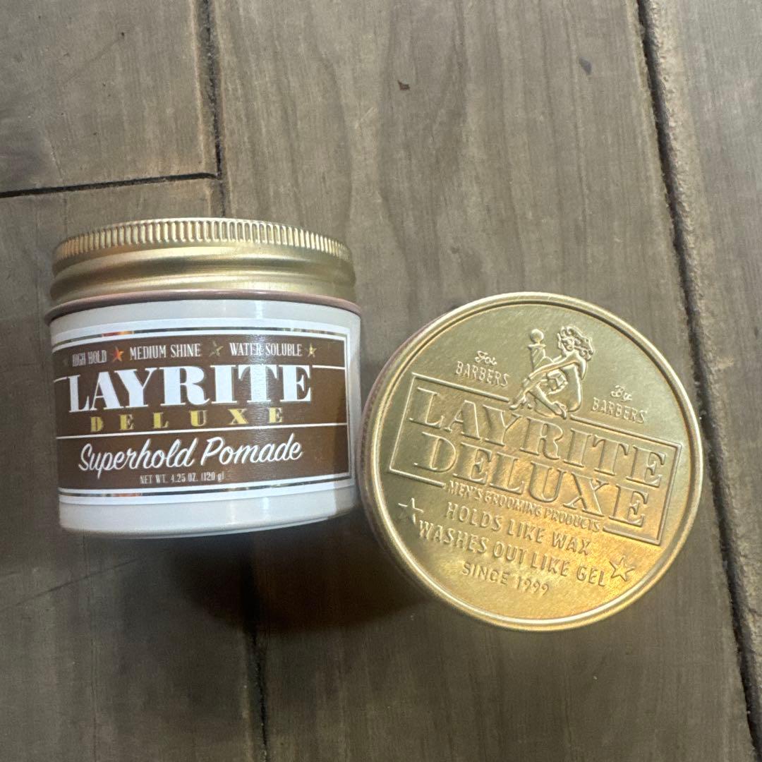 LAYRITE Superhold Pomade二箇1セットスーパーハード