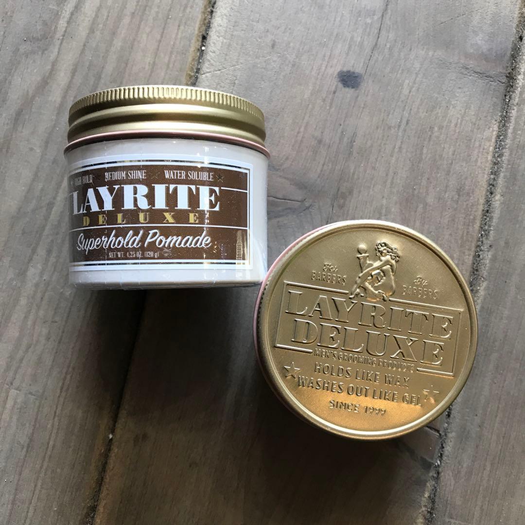 スタイリング剤 LAYRITE Deluxe Superhold Pomade 3.5oz