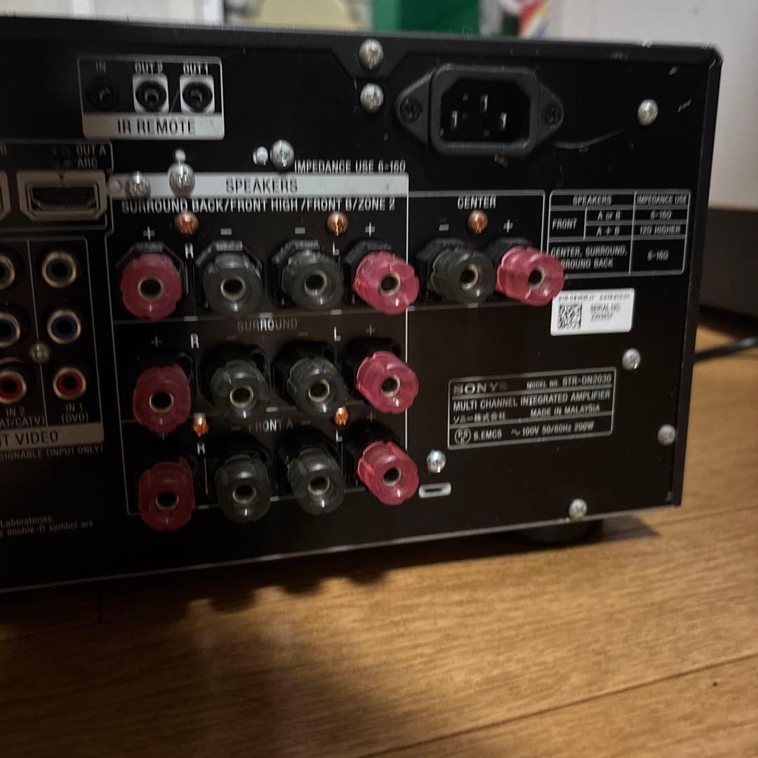 SONY STR-DN2030アンプ