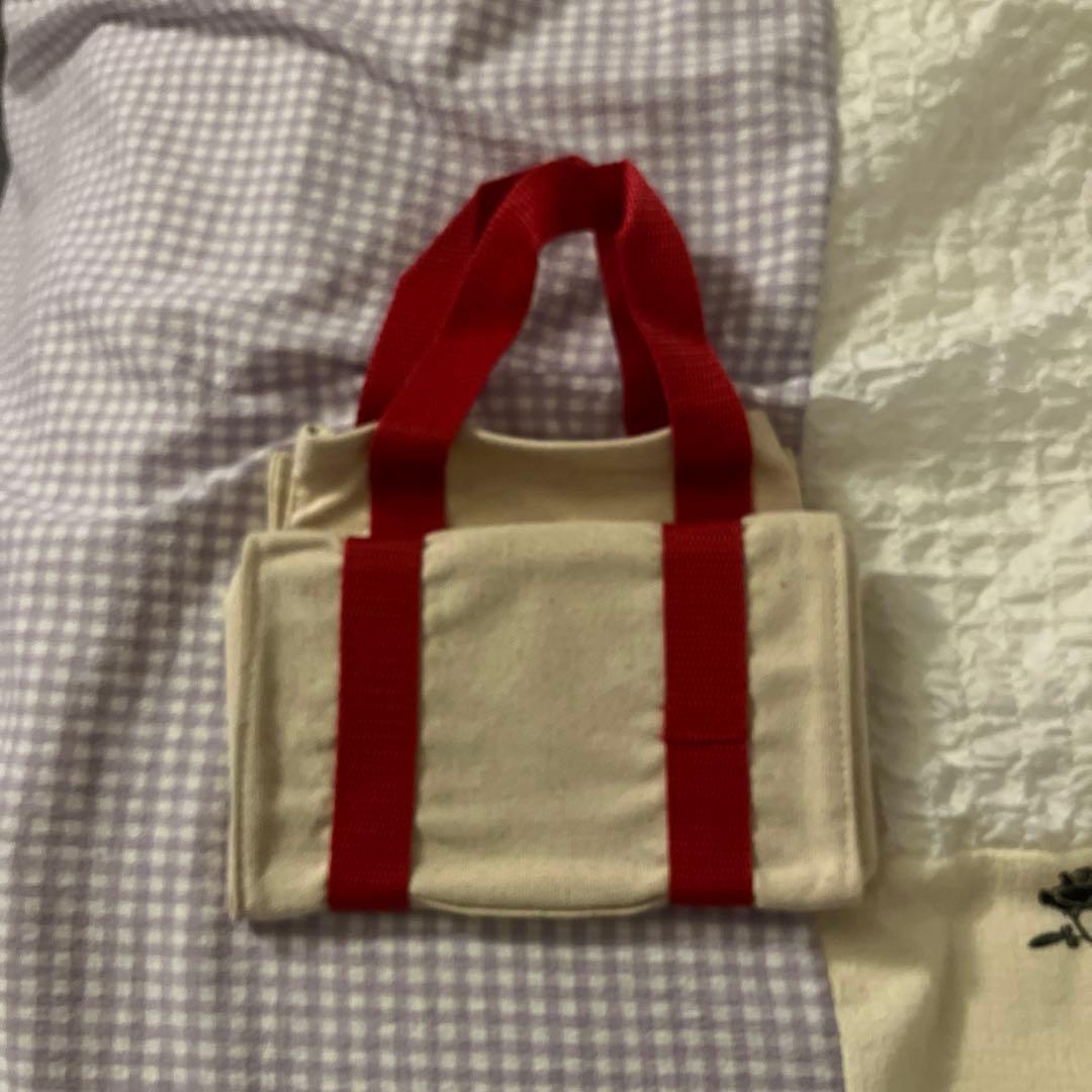 VANミニトートバッグcotton100%