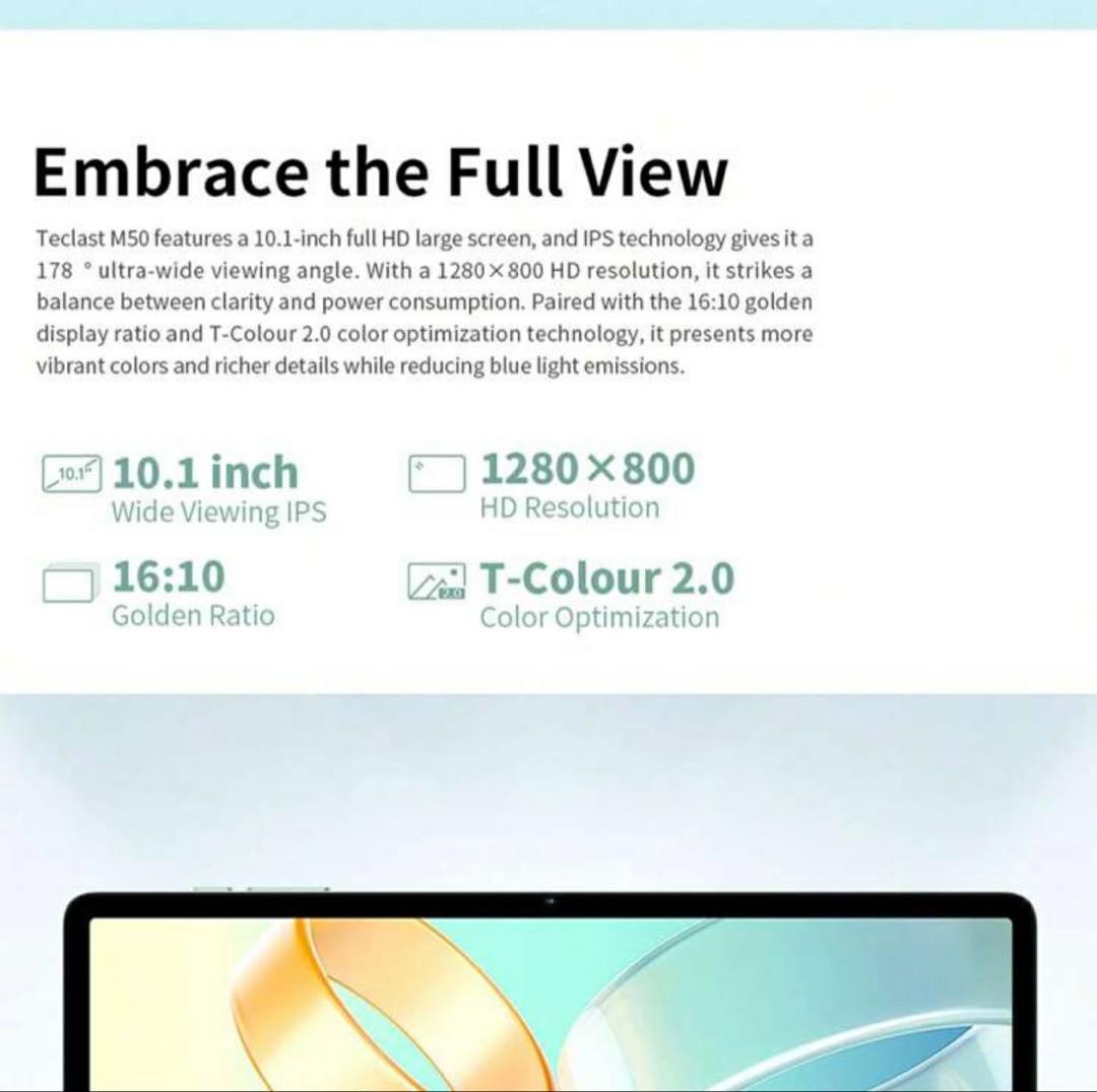TECLAST M50 10.1インチ タブレット　新品未使用