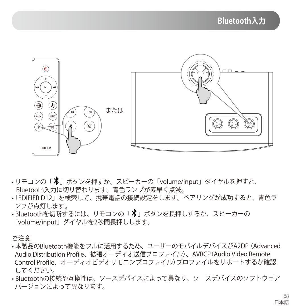 EDIFIER D12 Bluetoothスピーカー