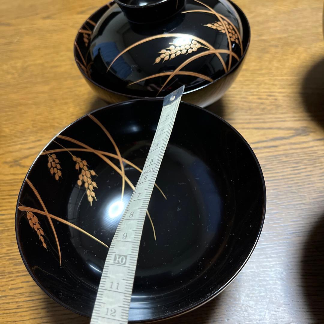 輪島塗　吸物椀　8客