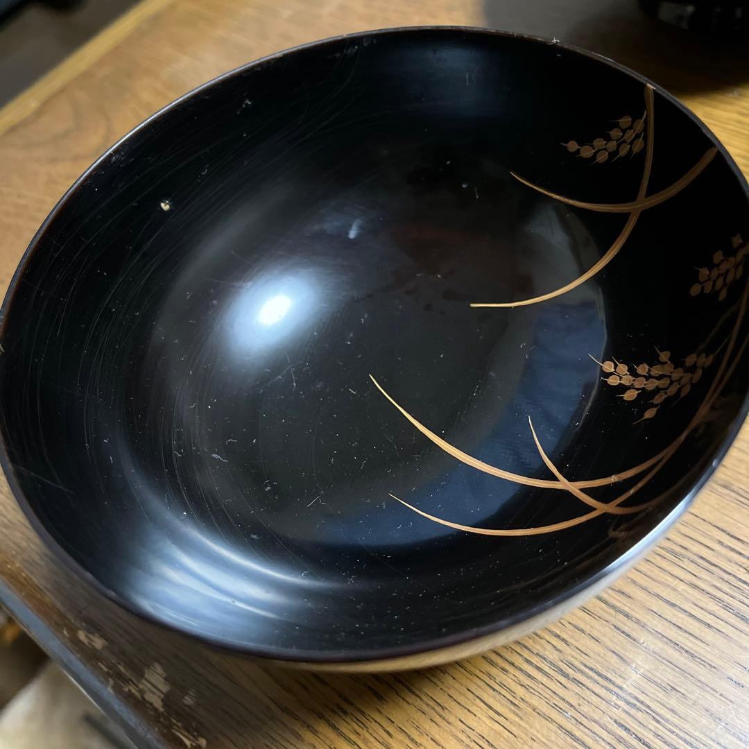 輪島塗　吸物椀　8客