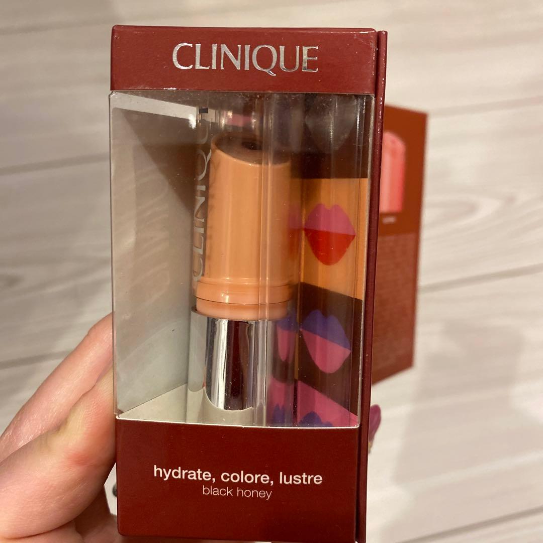 【新品未開封】CLINIQUEモイスチャーサージトリプルリップボックス21 3本
