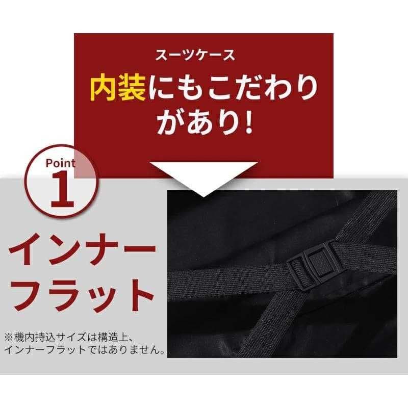 キャリーケース S TSAロック 衝撃吸収 軽量 静穏 キャリーバッグ レッド