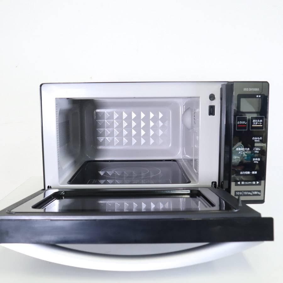 20年製 アイリスオーヤマ 18L 電子レンジ MO-FM1804-B フラット