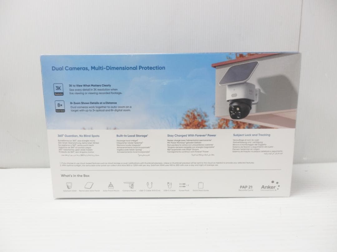 Anker Eufy 屋外カメラ S340 T8170521 防犯カメラ ②