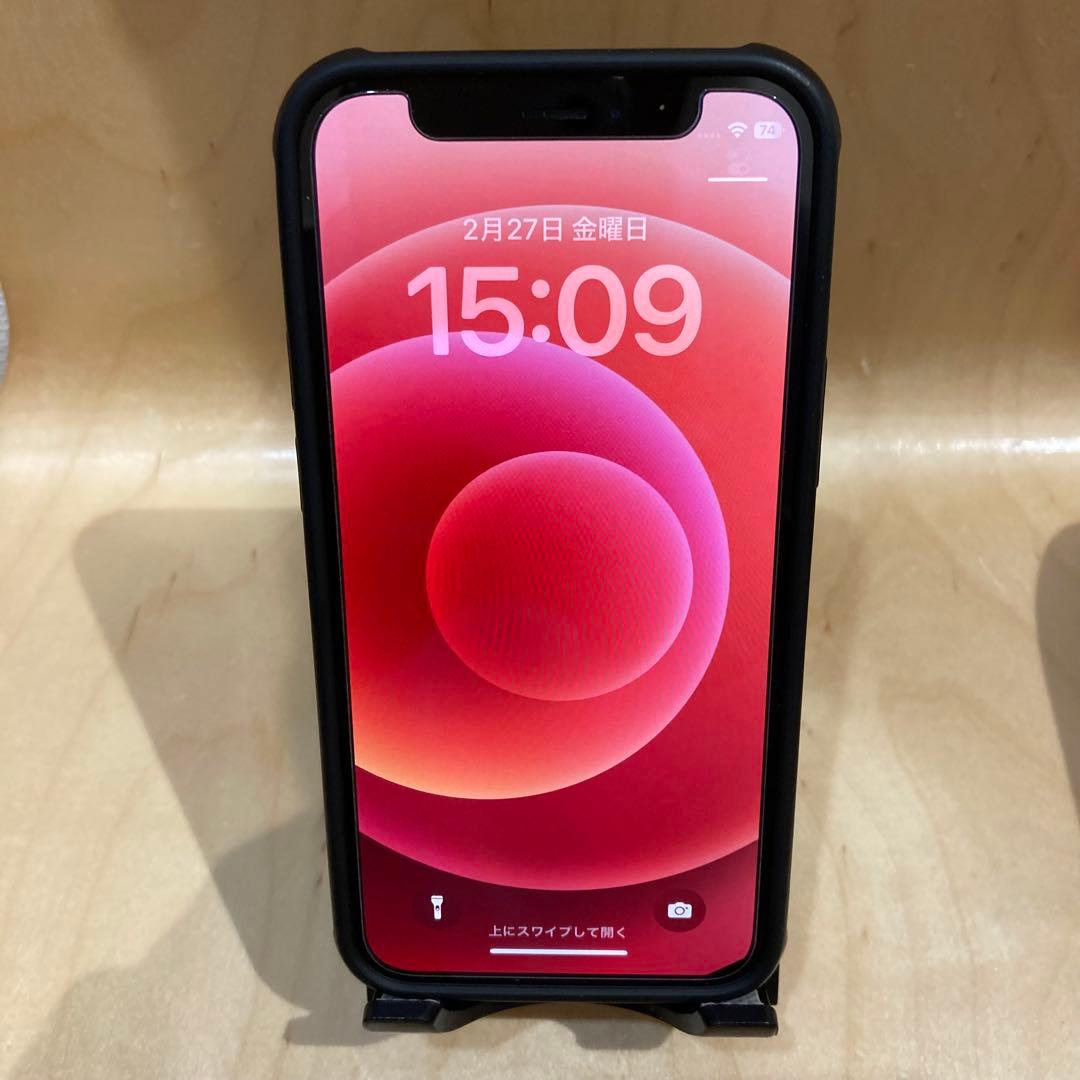 美品 Apple iPhone 12 mini レッド SIMフリー 64GB