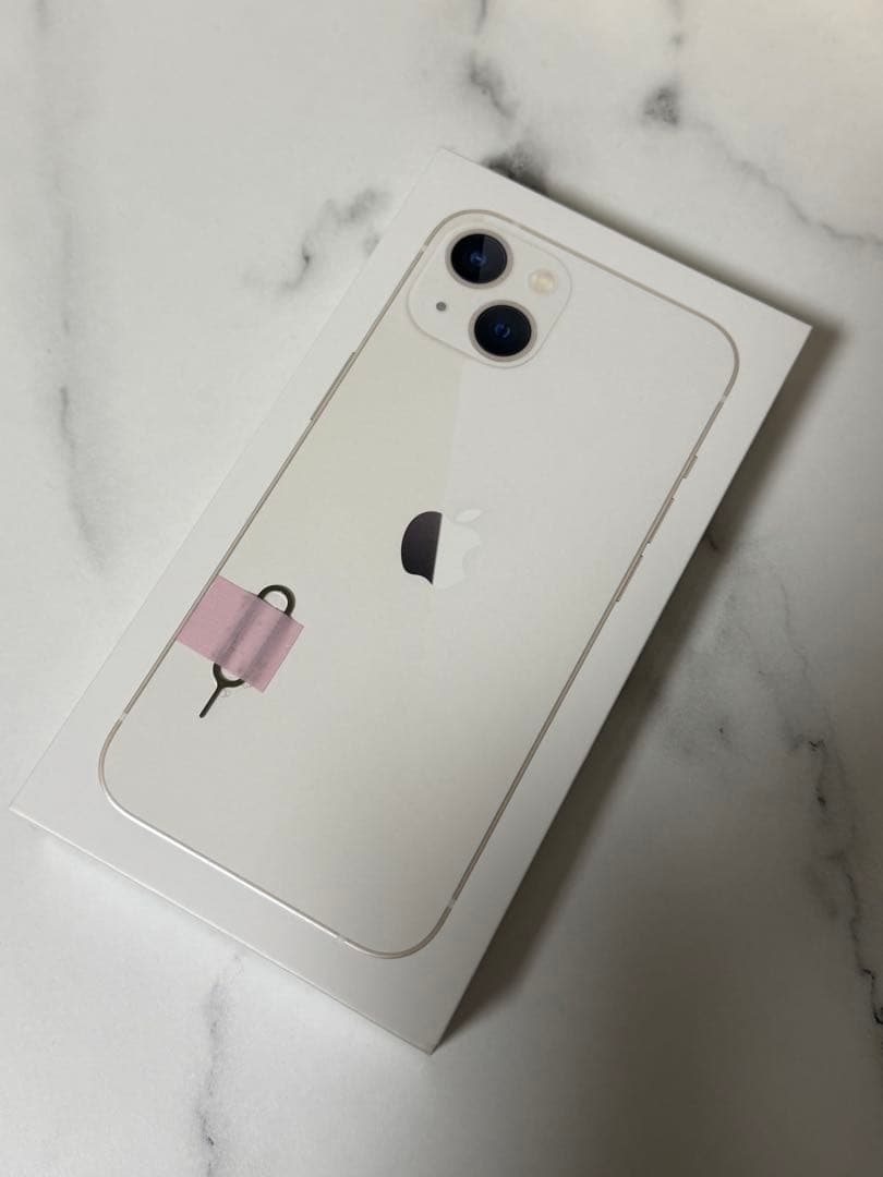iPhone13 スターライト 128GB 本体 箱付き バッテリー最大容量84