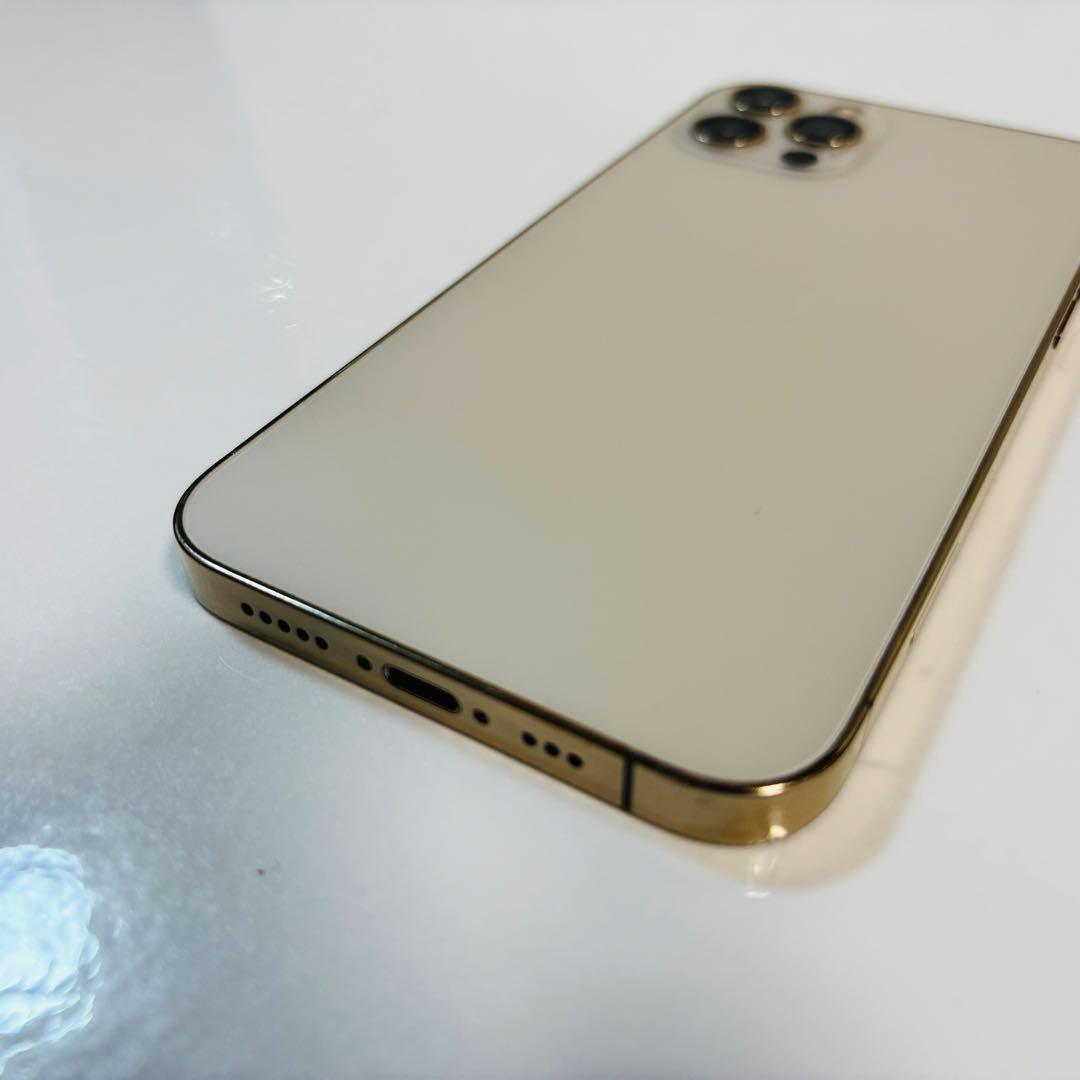 美品 iPhone 12 pro 128GB ゴールド SIMフリー