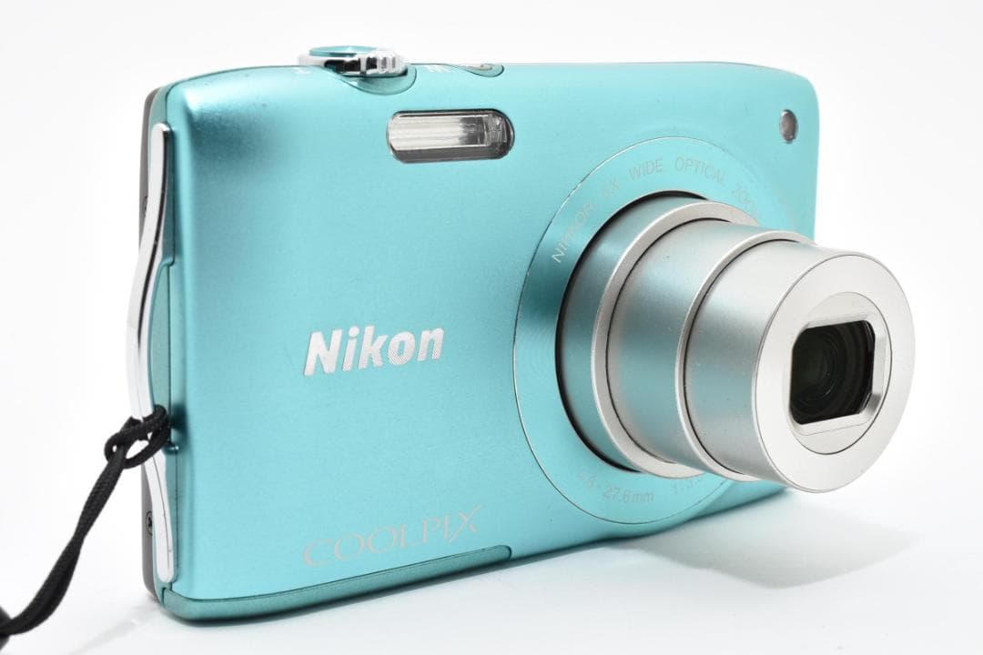 【美品】Nikon COOLPIX S3300 ミントブルー　動作確認済