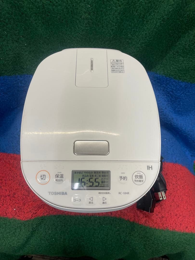 東芝 IH炊飯器 RC-10HR 5.5合炊き ホワイト TOSHIBA