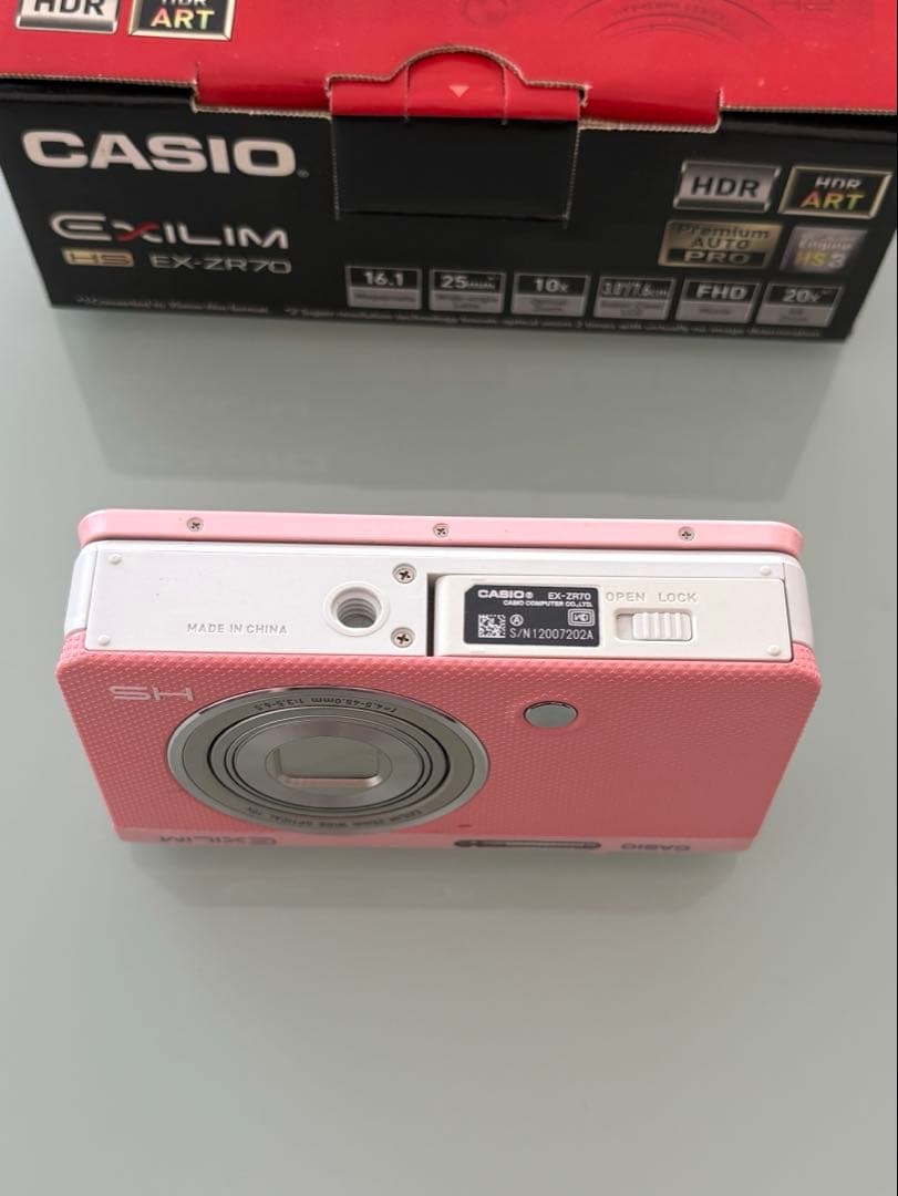 CASIO EXILIM EX-ZR60 ピンク