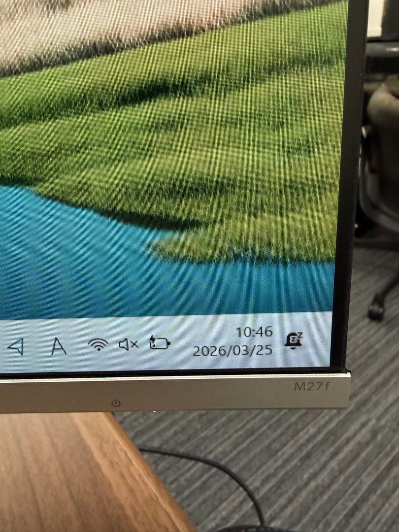 PCモニター②　HP　M27f　★HDMIケーブル付き