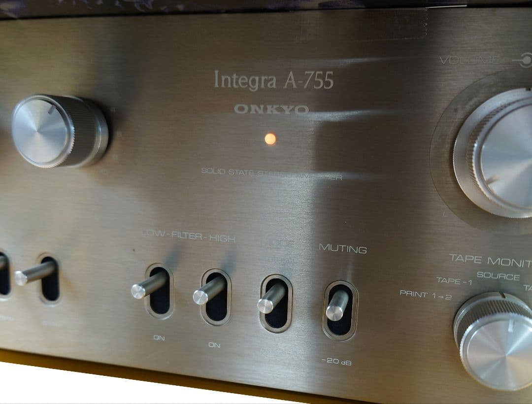 【￥60000・1971年】ONKYO IntegraA-755プリメインアンプ