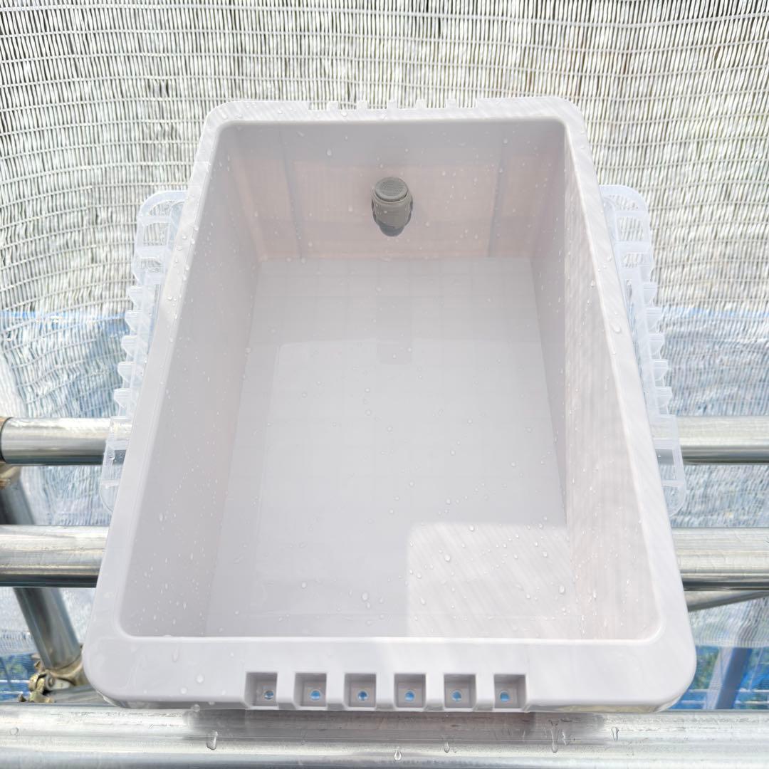 メダカ容器 NV13 オーバーフロー 5個 Wパッキン 雨対策 高耐久