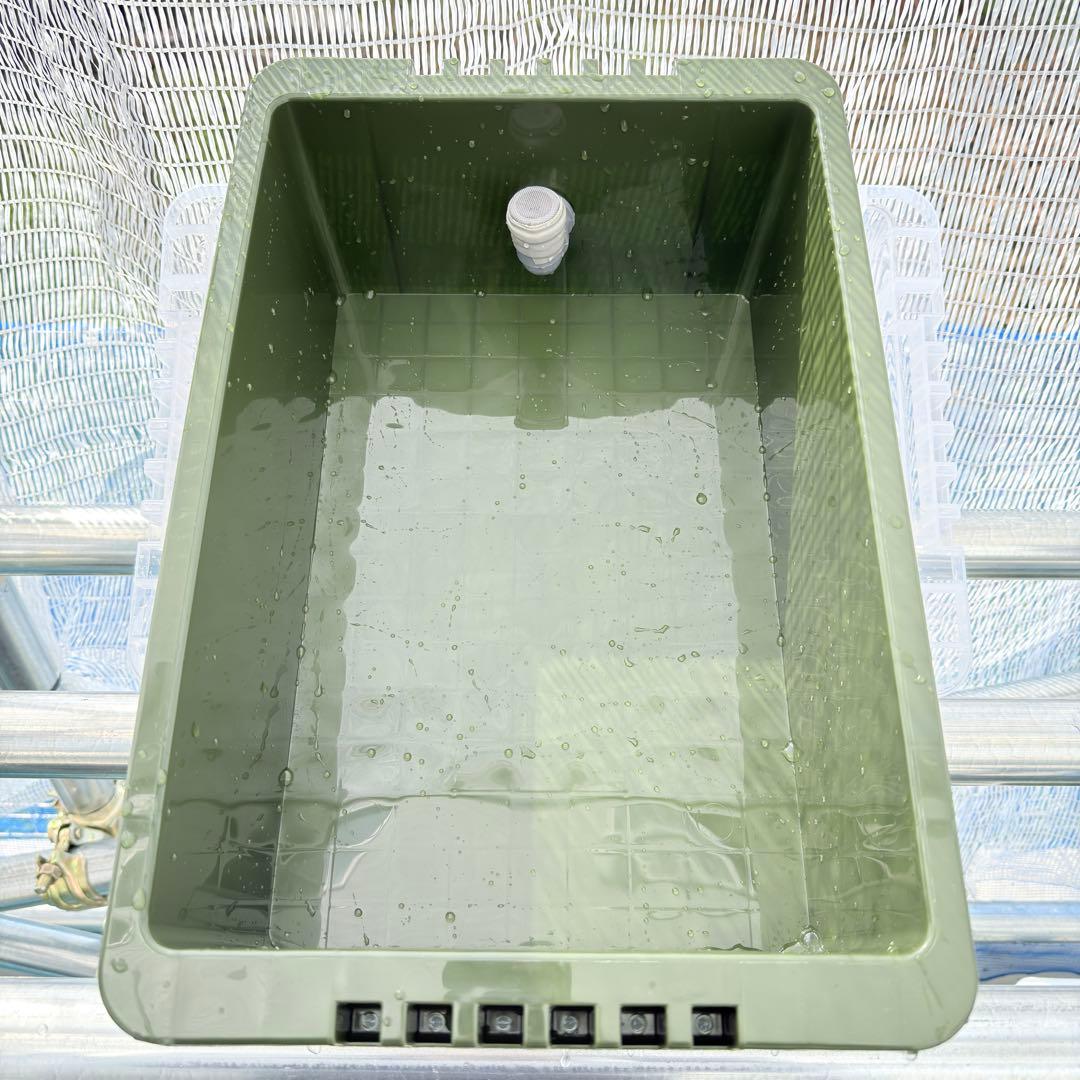 メダカ容器 NV13 オーバーフロー 5個 Wパッキン 雨対策 高耐久