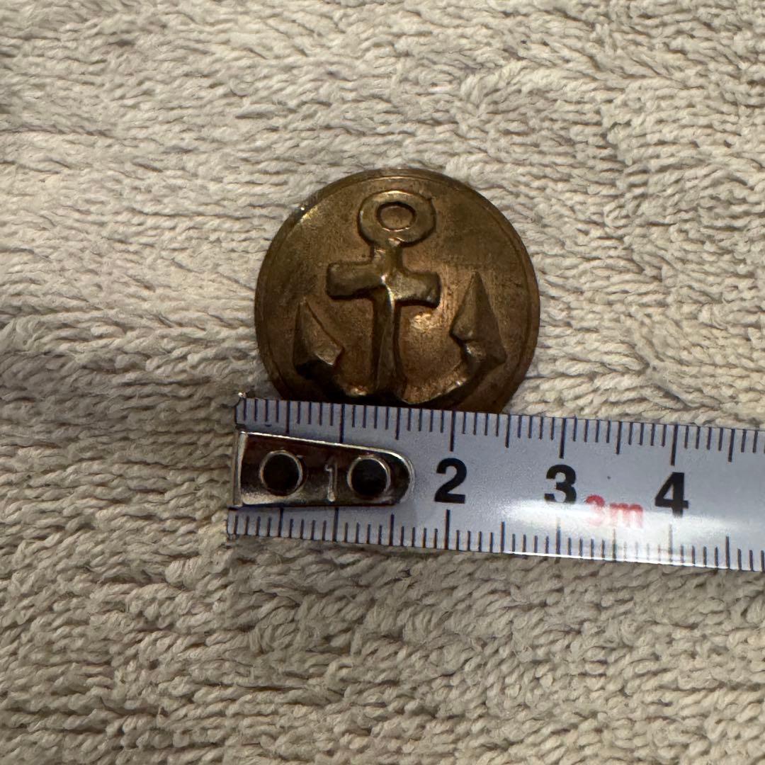 ビンテージメタルボタン 金ボタン 海軍 ヨーロッパ古着 フレンチヴィンテージ