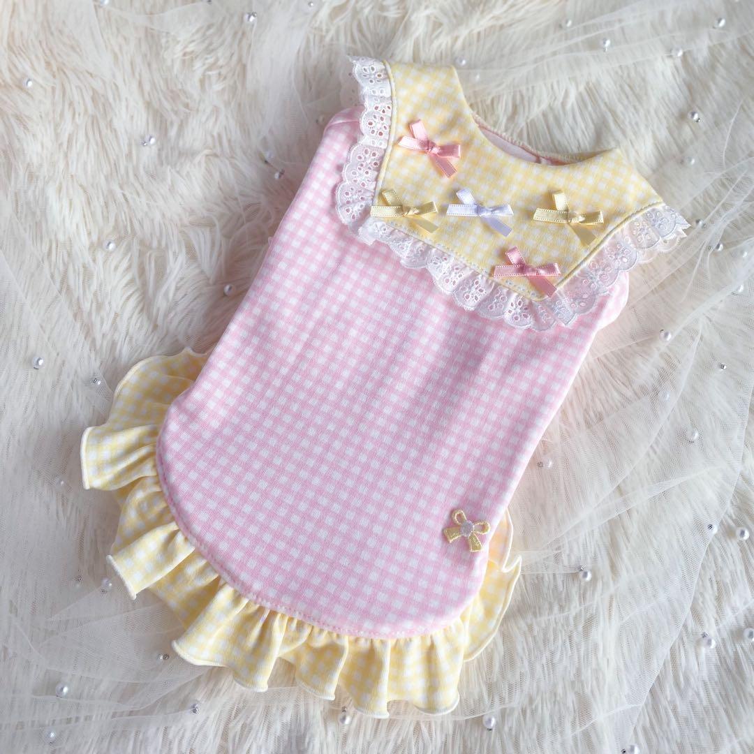 専用ꕤ*.゜　リボンセーラーチュニック　犬服　ハンドメイド
