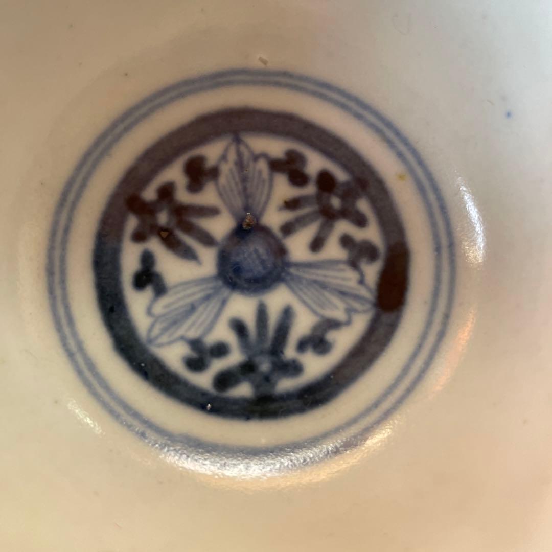 古伊万里　金彩　色絵　湯呑み茶碗　2客