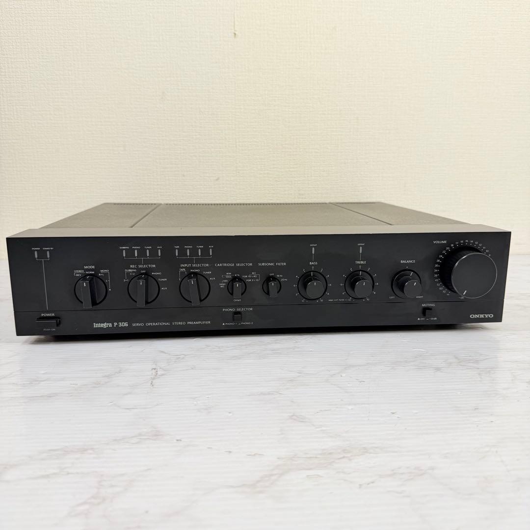ONKYO　Integra P-306　ステレオ　プリアンプ　動作品