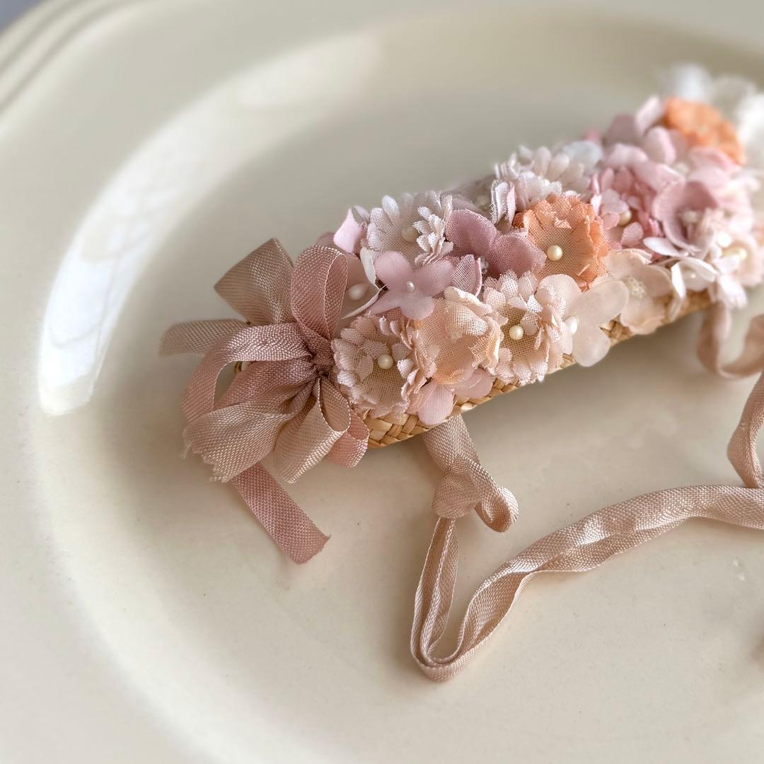 ブライスsize布花ヘッドドレスセット◾️ハンドメイド アウトフィット ぬいぐるみ