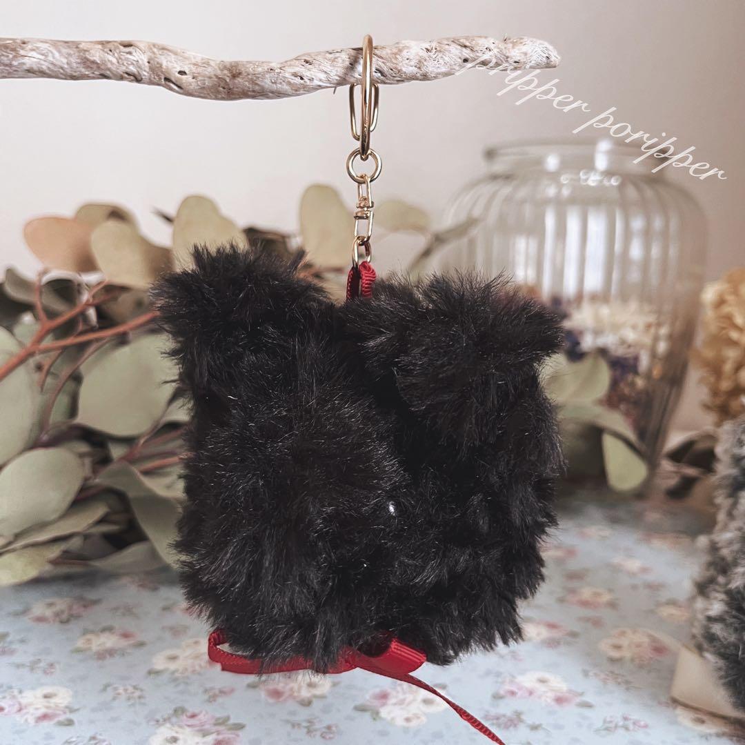 オーダーメイド　猫のあみぐるみキーホルダー