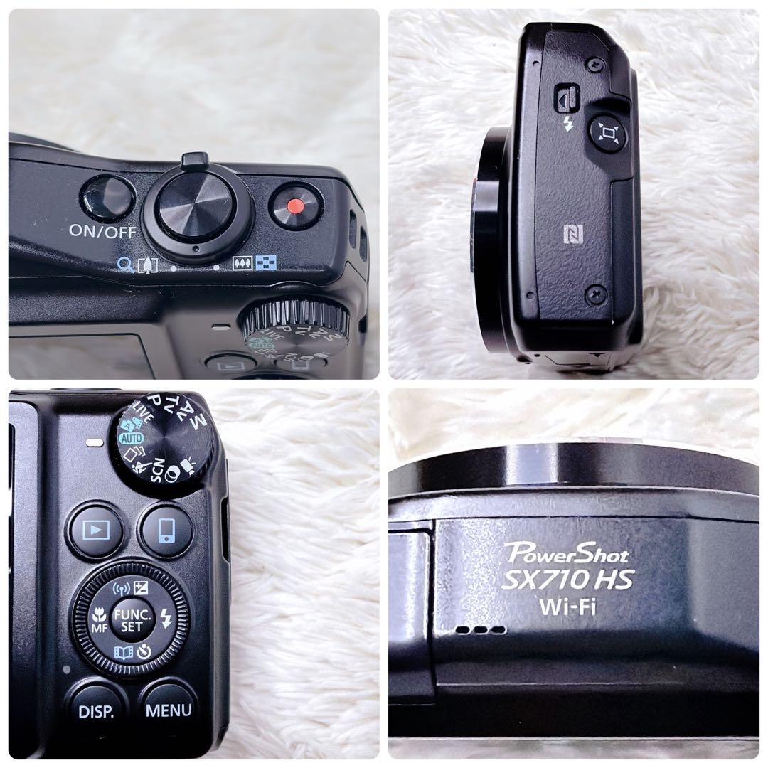 極美品✨ Canon PowerShot SX710 HS 黒 Wi-Fi内蔵