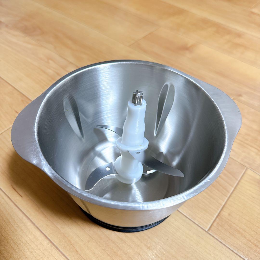 ⚠️本体部分なし⚠️ フードプロセッサー 水洗い可能 一台多役 1.2L