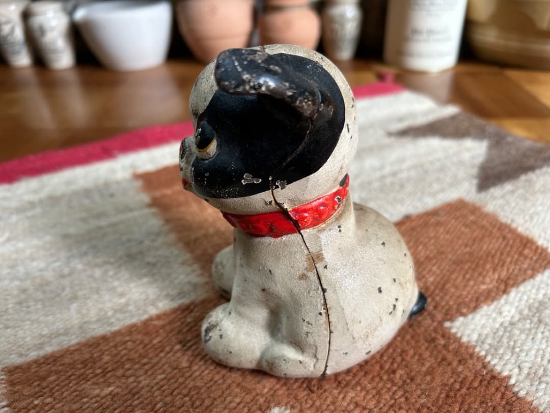 アンティーク Hubley Cast Iron Coin Bank バンク