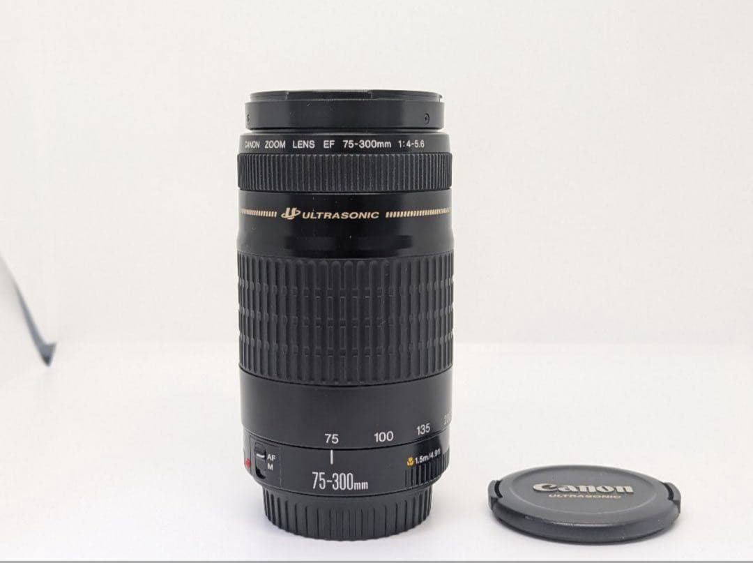 Canon EF 75-300mm USM 超望遠レンズ EF カバー両方無し