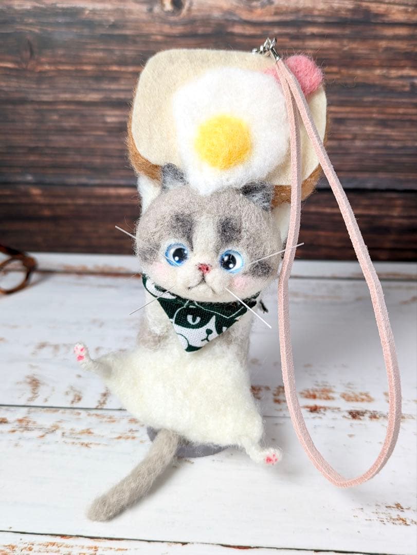 ハンドメイド　羊毛フェルト　猫　再販受付ページです♪