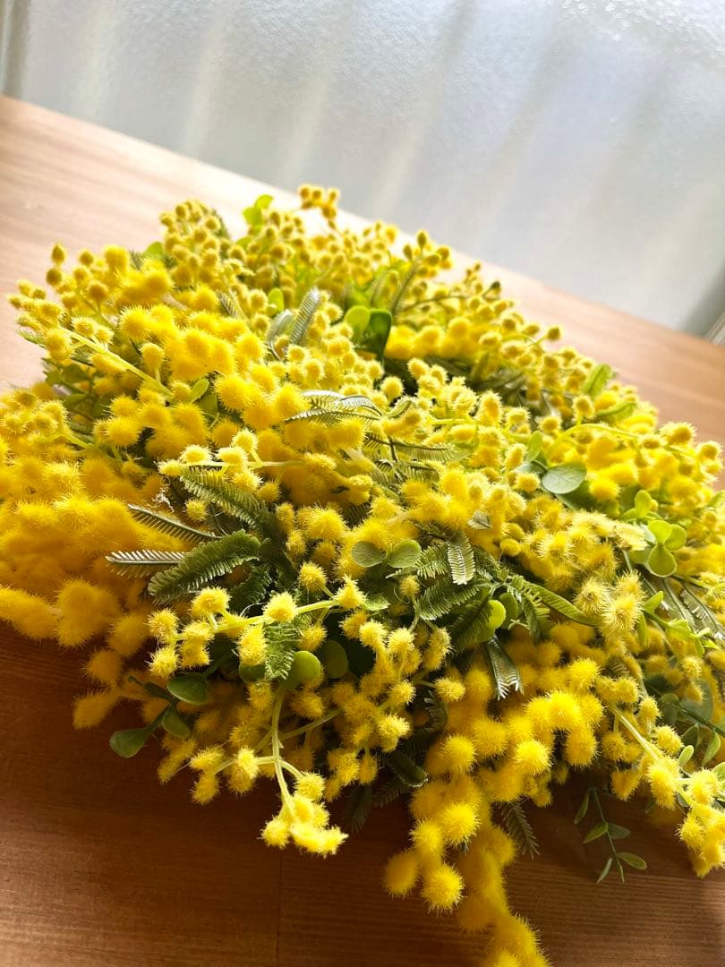 ミモザのリース※アーティフィシャルフラワー(造花)