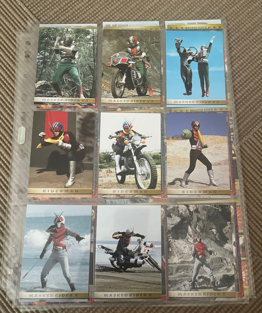 アマダ仮面ライダーV3.X第1弾セット 非売品スペシャルカード仮面ライダーX有り