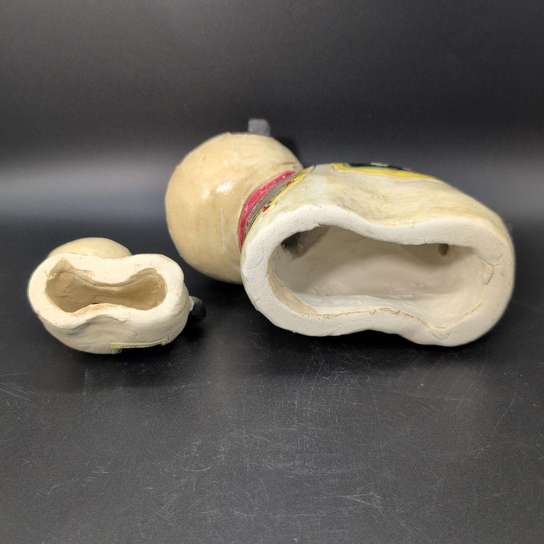 【新品未使用】縁起物 微笑み 犬張子 親子セット　瀬戸焼