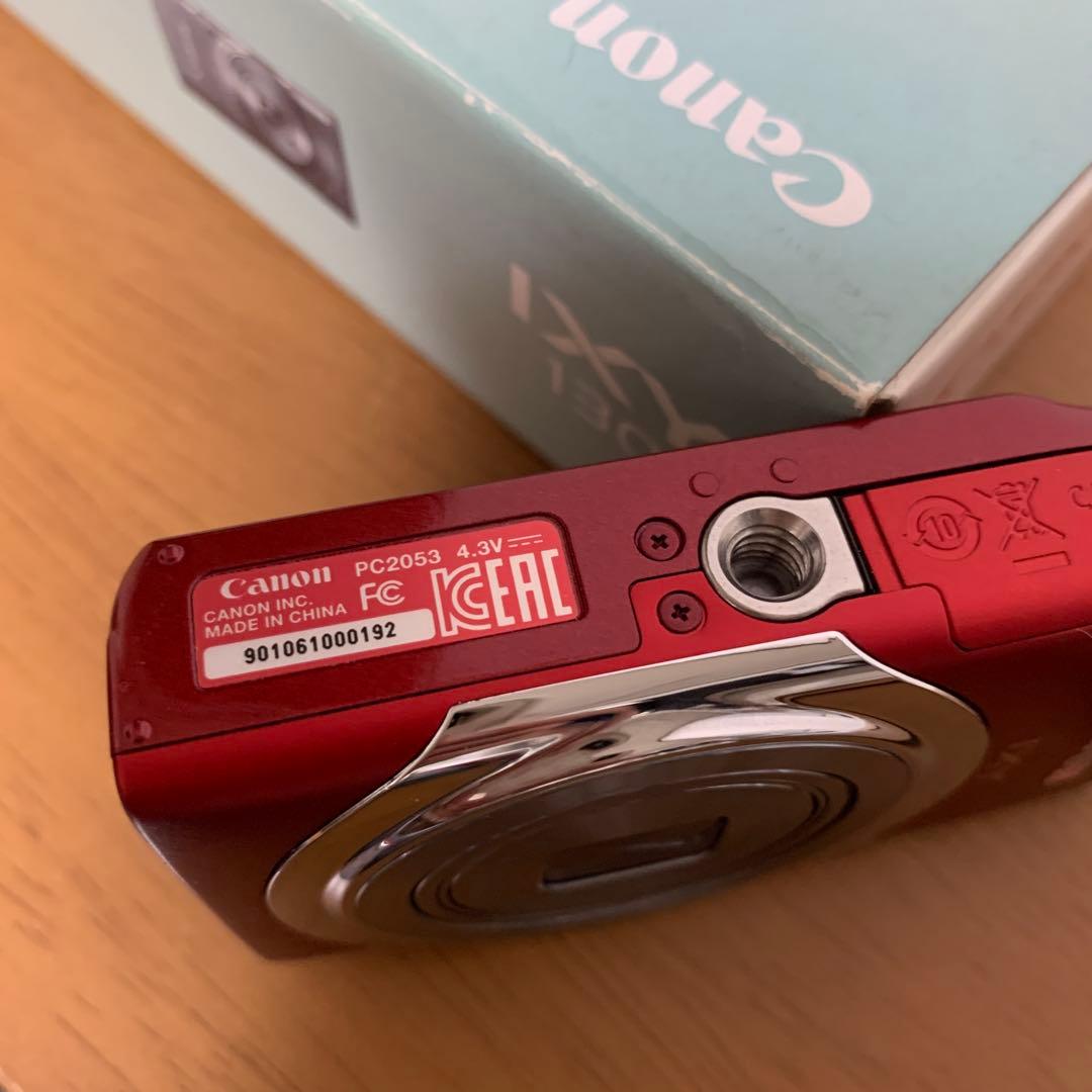 キヤノン「IXY 130」レッド　充電器がない為【ジャンク品扱い】 ☆美品☆