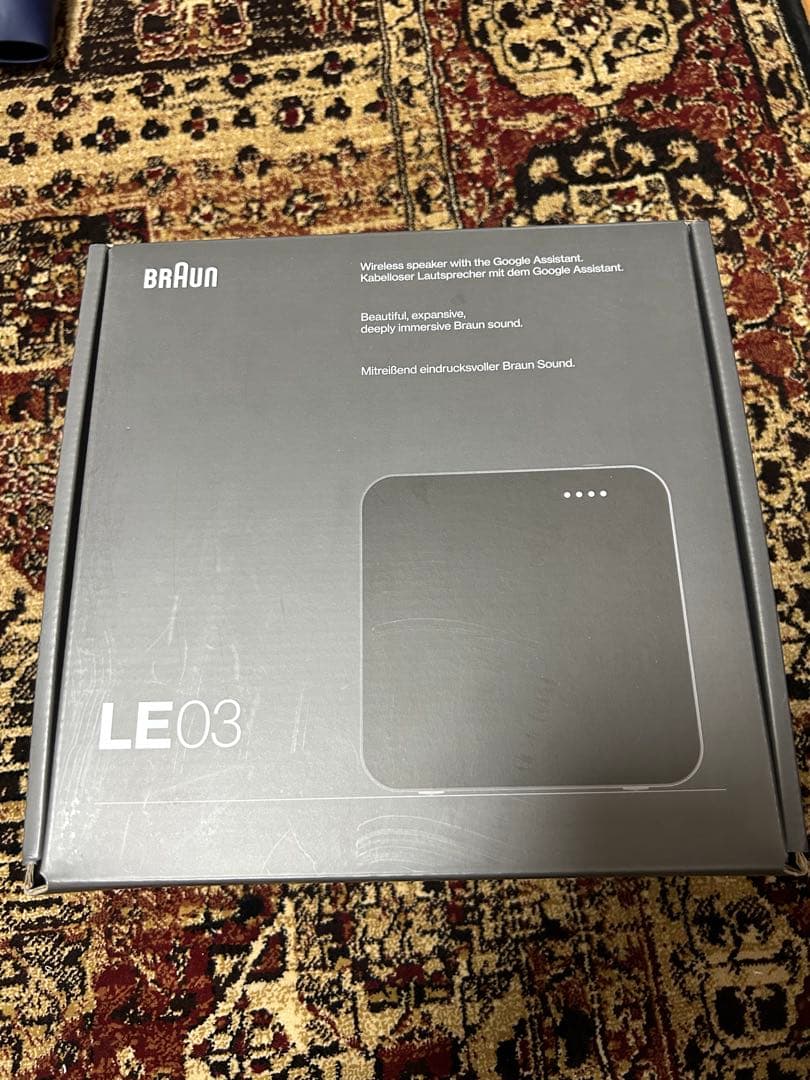 Braun LE03 ブラック ワイヤレススピーカー