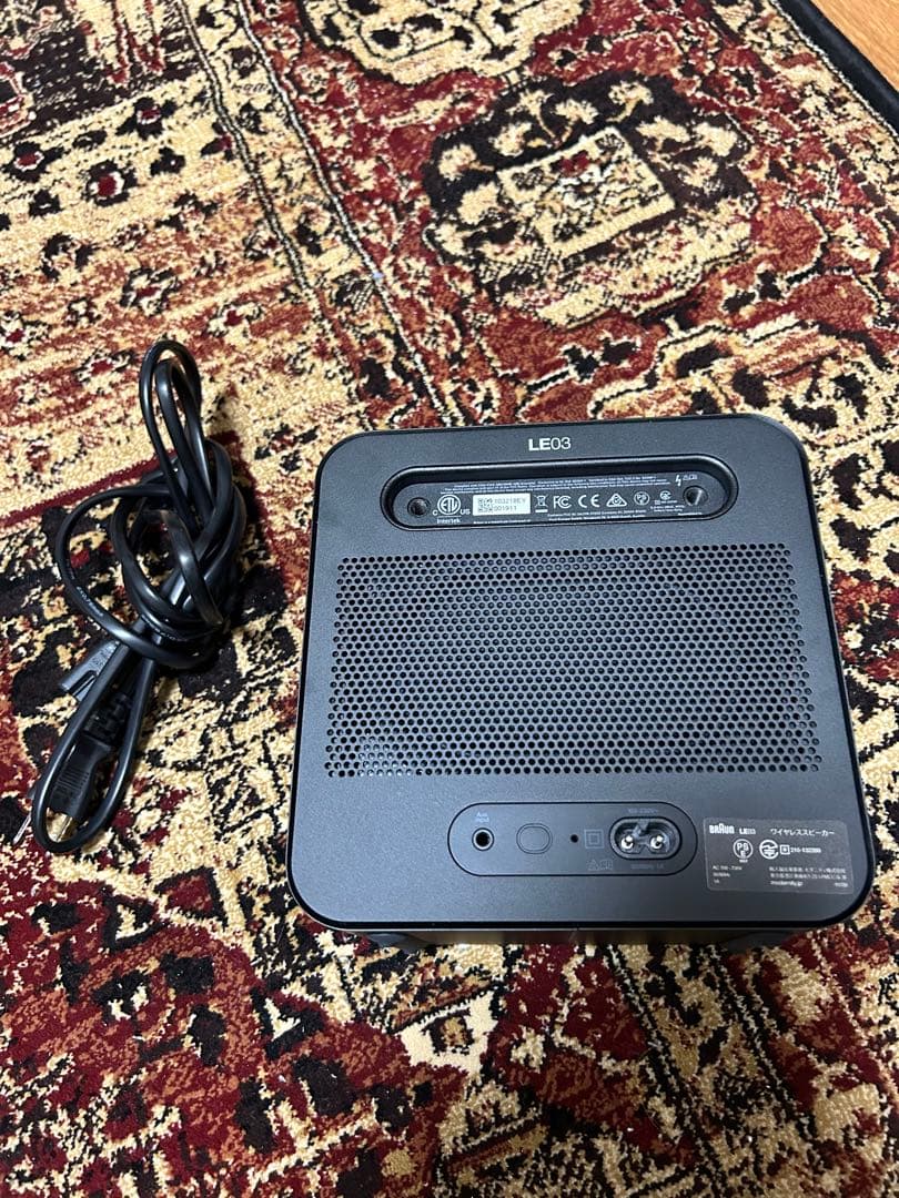 Braun LE03 ブラック ワイヤレススピーカー