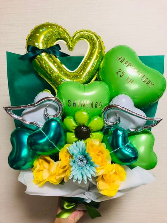 バルーンアレンジ  推しバルーン　バルーンギフト　誕生日　ブーケ　生誕祭